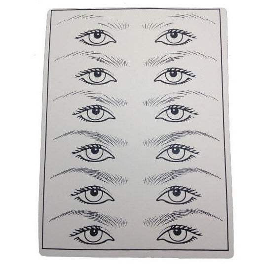 Plantilla de silicona práctica cejas/eyeliner (MICB-014)