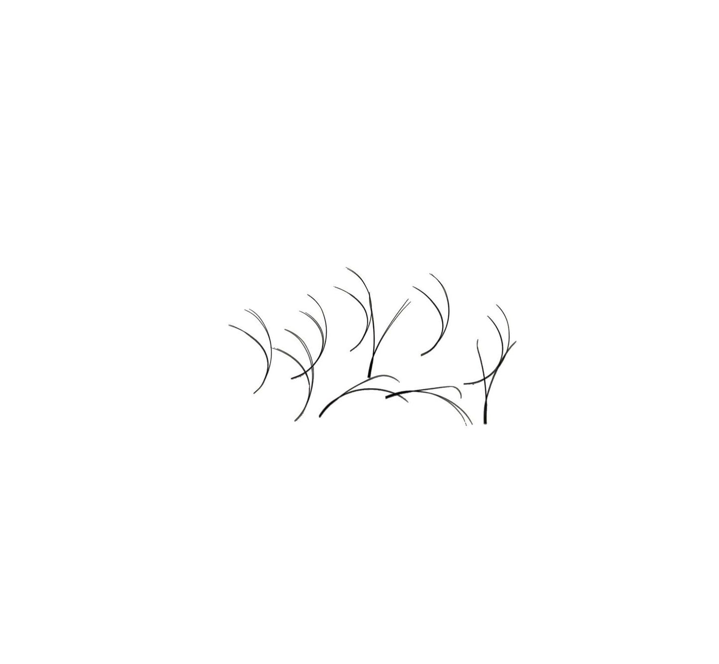 Pestañas Tecnológicas Hybrid Easy Lash YY grosor 007 - DE COLORES - 12 Líneas