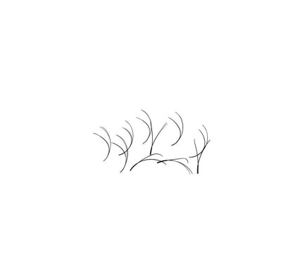 Pestañas Tecnológicas Hybrid Easy Lash YY grosor 007 - DE COLORES - 12 Líneas