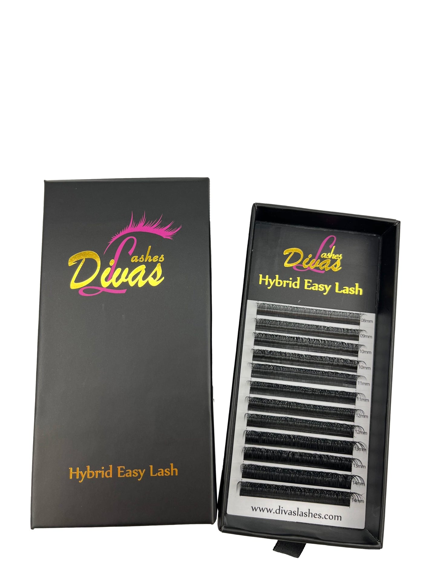 Pestañas Tecnológicas Hybrid Easy Lash YY grosor 007 - 12 Líneas